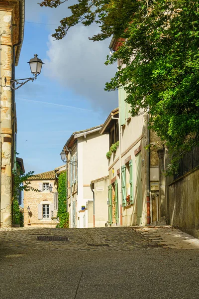 Calles Del Centro Histórico Auvillar Francia — Foto de Stock