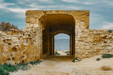 Alicante 'deki Tabarca Adası. İspanya.