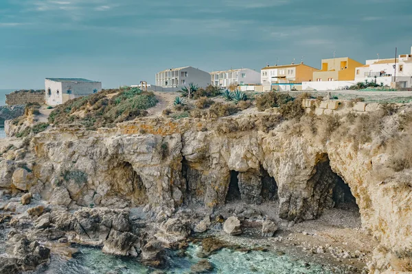 Cova Del Llop Mar Isla Tabarca Alicante España — Foto de Stock