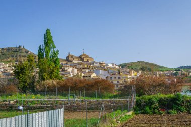 Pastrana 'nın manzarası. Guadalajara. İspanya.
