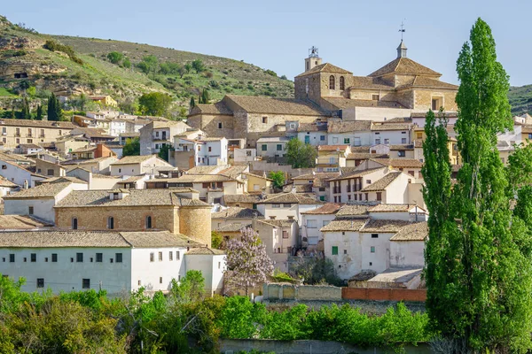 Pastrana 'nın manzarası. Guadalajara. İspanya.