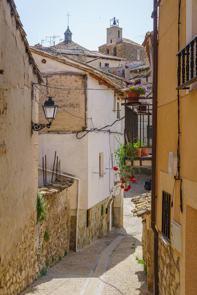 Streets of Pastrana in Guadalajara. Spain