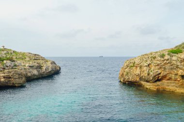 Cala Torre Del Ram, Menorca adası. İspanya