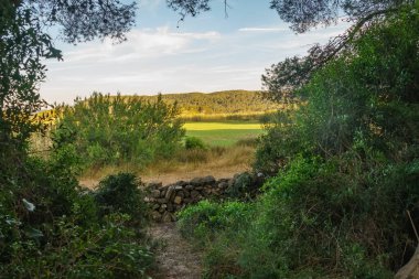 Es Tancats 'de Sunset Cala. Minorca. İspanya