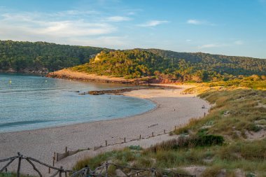 Es Tancats 'de Sunset Cala. Minorca. İspanya