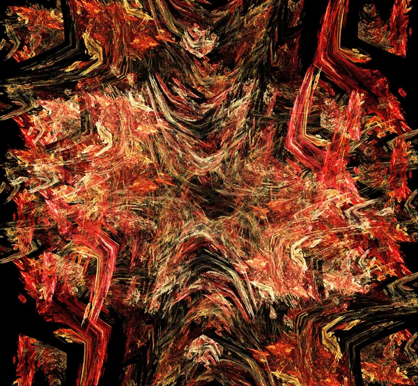 Illustration fractale colorée fond abstrait — Photo