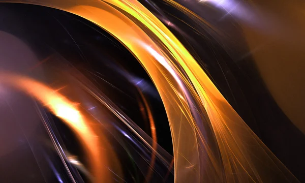 soyut turuncu ve sarı fraktal arka plan techno