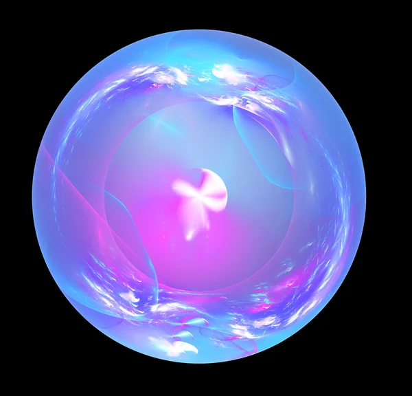 Menekşe fraktal arka plan illüstrasyon renkli siyah backgro