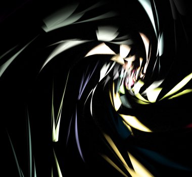 soyut fraktal illüstrasyon