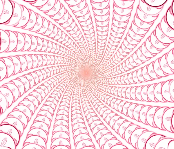 Spiral bright background fractal generated — Stock Photo, Image