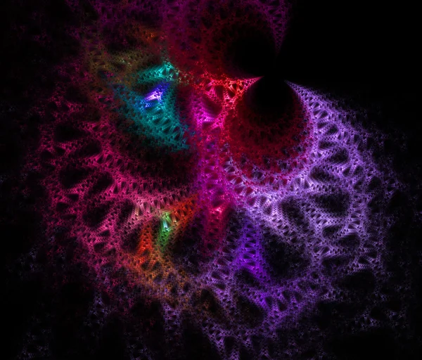 Planeta ilustración abstracta fractal —  Fotos de Stock