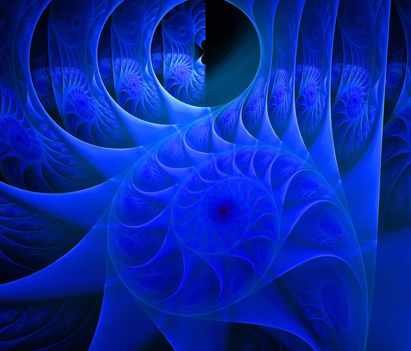 Heldere violet abstract fractal illustratie — Stockfoto
