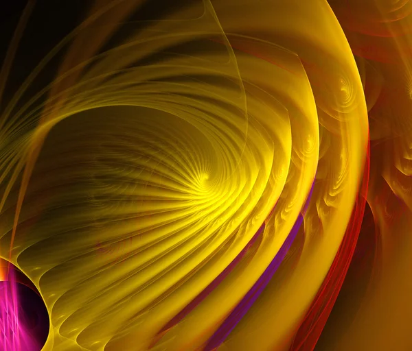 Spiral bright background fractal generated — Stock Photo, Image