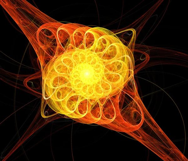 spiral parlak arkaplan fraktal oluşturuldu