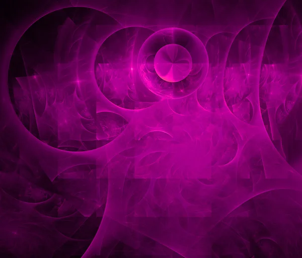 Ilustración fractal abstracta violeta brillante —  Fotos de Stock