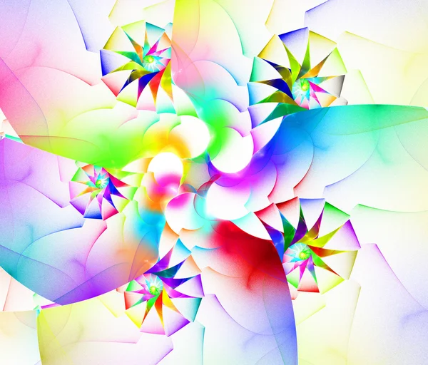 spiral parlak arkaplan fraktal oluşturuldu