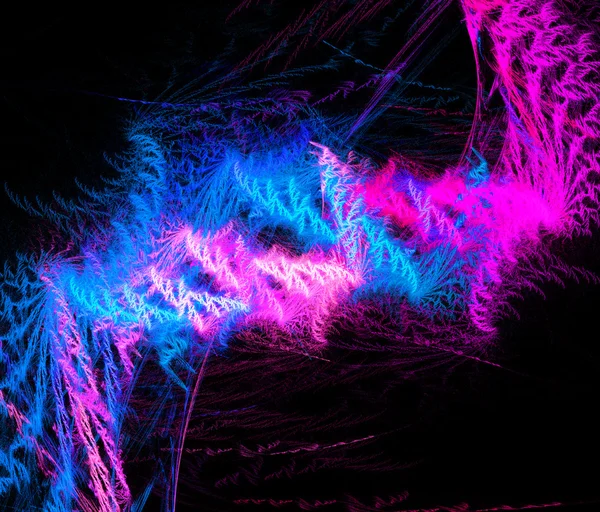 Menekşe fraktal arka plan illüstrasyon renkli siyah backgro