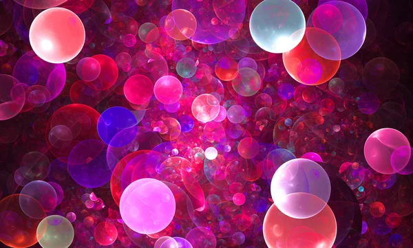 Pink fractal abstract illustration fantasy background — Stock Photo, Image