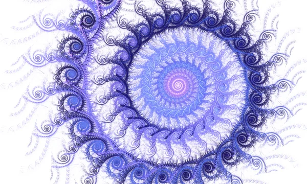 Fraktal cirkel abstrakt illustration färgstarka bakgrund — Stockfoto
