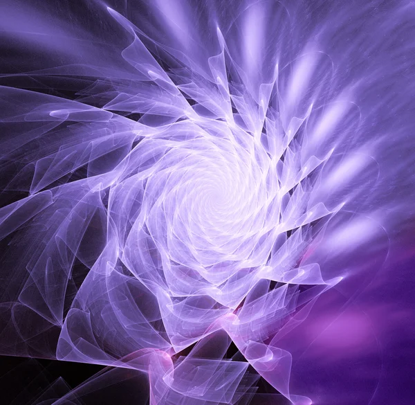 Abstract blue swirl fractal background — Stock Photo, Image