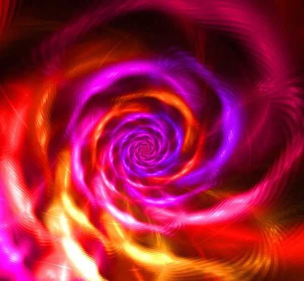 Roze fractal abstract illustratie fantasie achtergrond — Stockfoto