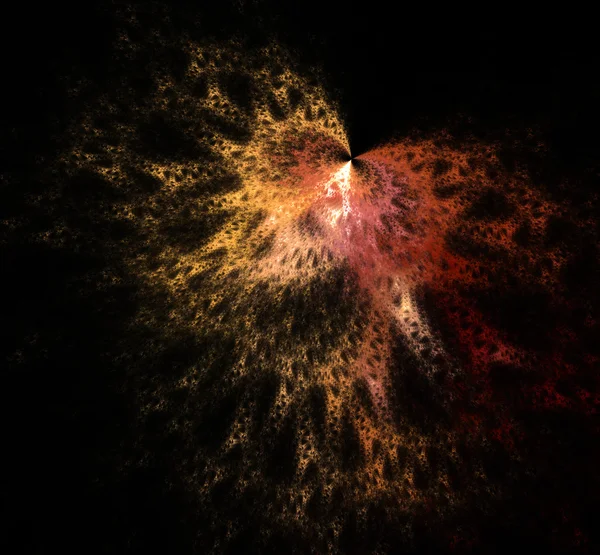 renkli fraktal resimde arka plan