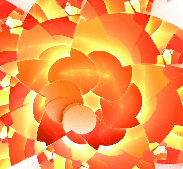 Fractal circle abstract illustration colorful background — Stock Photo, Image