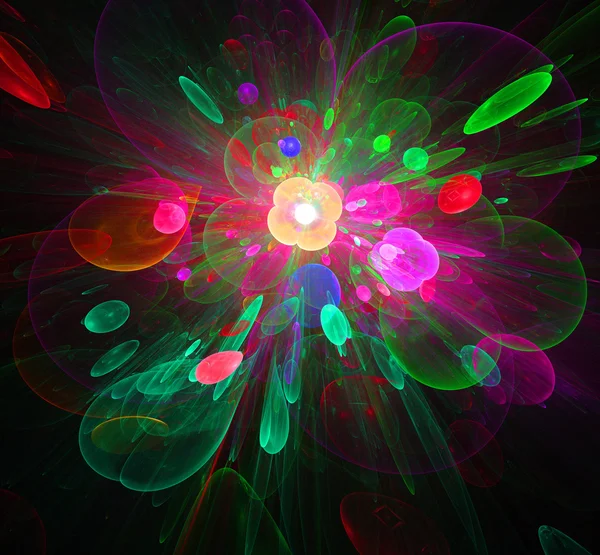 resimde yeşil fantasy arka plan fraktal ayrıntılı