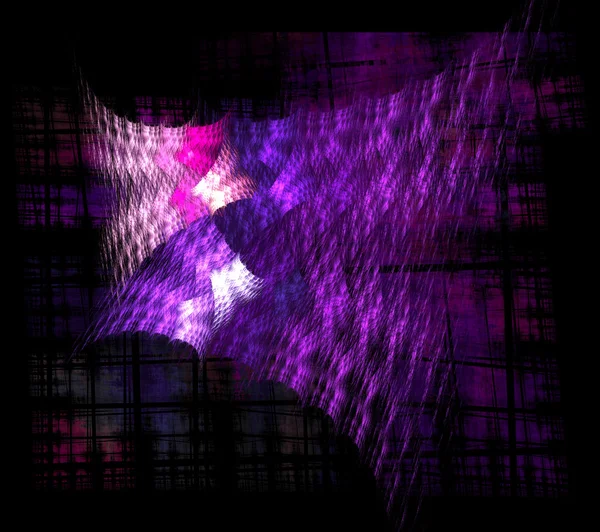 Streszczenie światło fioletowe kwadraty tło fraktal — Zdjęcie stockowe