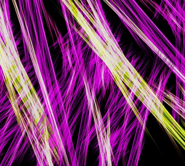 Фиолетовая фрактальная фоновая иллюстрация красочная на черном бэкгро — стоковое фото