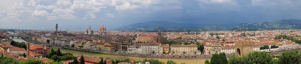 Vista Piazzale Michelangelo Para Cidade Velha Histórica Com Famosa Catedral — Fotografia de Stock