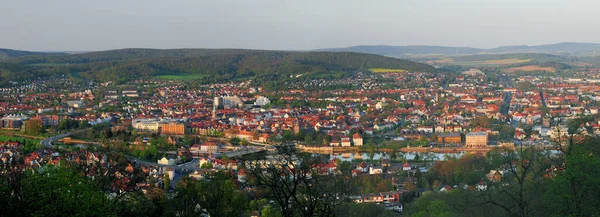 Vista Aérea Desde Torre Kluetturm Hameln Alemania Hermoso Día Soleado — Foto de Stock