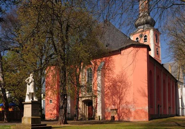 Chiesa Gotica Pauluskirche Bad Kreuznach Renania Palatino Germania Una Bella — Foto Stock