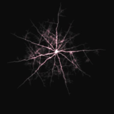 Fırtınalı yaz gecelerinde gök gürültüsü, şimşekler ve yağmur ve grunge dokusuyla birleşir.