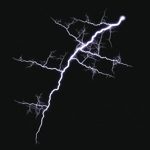 暴风雨夏夜的雷声 闪电和雨 再加上刺耳的质感 — 图库照片
