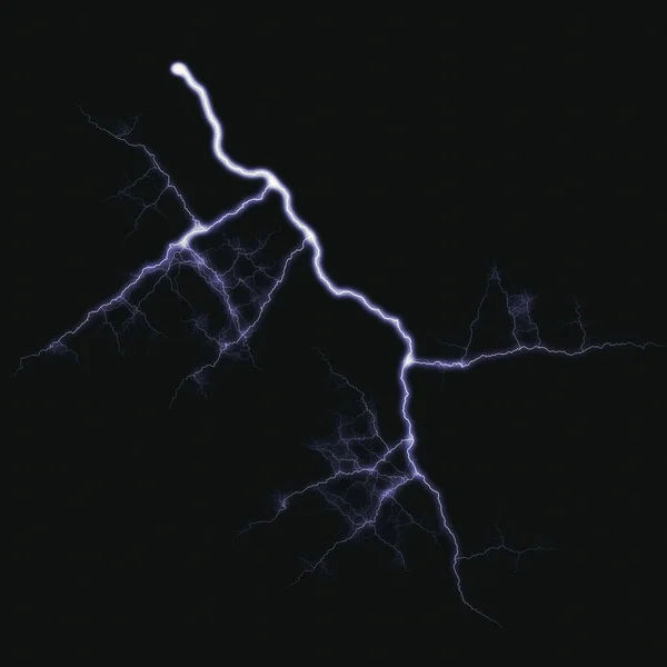 Гром Молнии Дождь Бурную Летнюю Ночь Сочетании Гранж Текстурой — стоковое фото