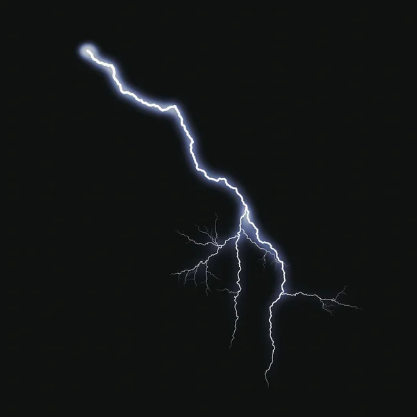 暴风雨夏夜的雷声 闪电和雨 再加上刺耳的质感 — 图库照片