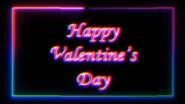 Schleifenvideo Abstrakte Rote Herzen Auf Dunklem Hintergrund Konzept Valentinstag Jubiläum — Stockvideo