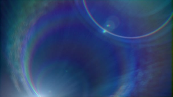 Efek Pijar Lensa Optik Resolusi Kualitas Dan Realistis Yang Sangat — Stok Video