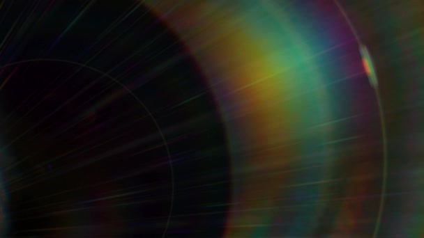 Efek Pijar Lensa Optik Resolusi Kualitas Dan Realistis Yang Sangat — Stok Video