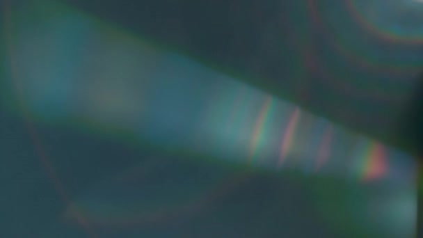 Optische Lens Flare Effect Resolutie Zeer Hoge Kwaliteit Realistisch Lenzen — Stockvideo