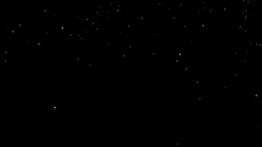 Havada yüzen gerçek toz parçacıkları. Toz Parçacıkları Arkaplanı. Makro yavaş çekim, karıştırma kipi kullan (ekran)