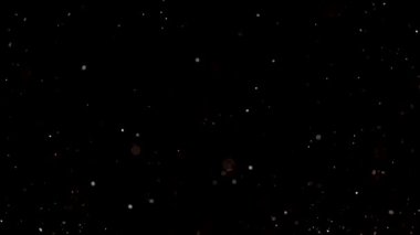 Havada yüzen gerçek toz parçacıkları. Toz Parçacıkları Arkaplanı. Makro yavaş çekim, karıştırma kipi kullan (ekran)