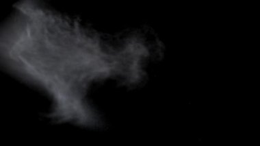 Havada yüzen gerçek toz parçacıkları. Toz Parçacıkları Arkaplanı. Makro yavaş çekim, karıştırma kipi kullan (ekran)