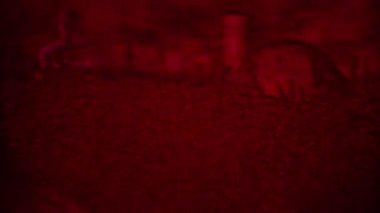 Vintage düğmesi açık, televizyonu kapat. Analog Statik Gürültü dokusu. Tek renkli, siyah-beyaz titreşimli ses. Ekran hasarı TV efektleri ve objeler. VHS. Kötü müdahale.