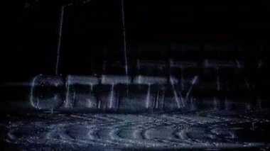 Vintage düğmesi açık, televizyonu kapat. Analog Statik Gürültü dokusu. Tek renkli, siyah-beyaz titreşimli ses. Ekran hasarı TV efektleri ve objeler. VHS. Kötü müdahale.