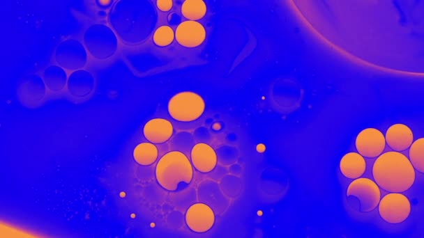 Molecule Bubble Cosmetic Essence Liquid Drop Science Background Animation — Video