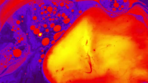 Molécula Dentro Burbuja Esencia Cosmética Gota Líquida Fondo Ciencia Animación — Vídeo de stock