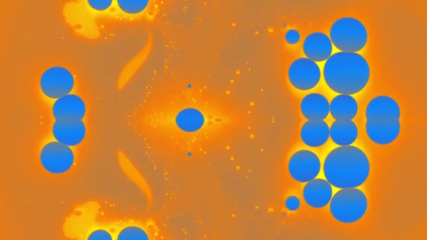 Molecule Bubble Cosmetic Essence Liquid Drop Science Background Animation — Video Stock