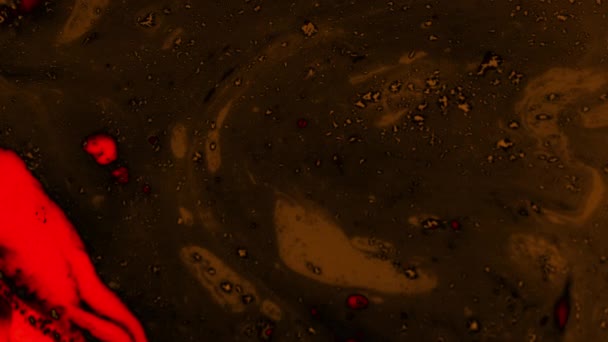Molekula Uvnitř Bubliny Kosmetická Esence Kapka Kapaliny Vědeckém Pozadí Animace — Stock video